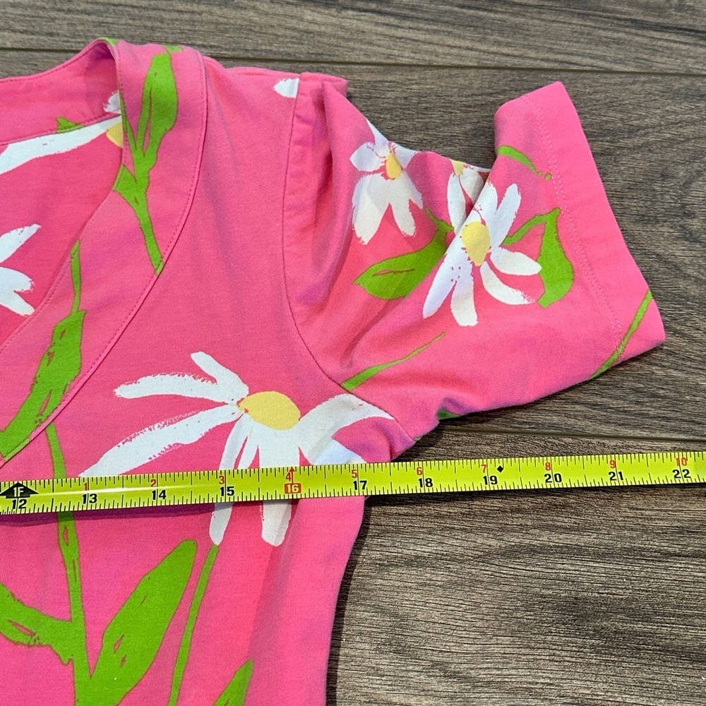 Lilly Pulitzer Talulah Pink and White Dress Size Medium - Picture 5 of 7